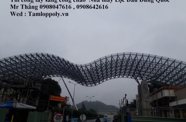 MÁI LẤY SÁNG NHÀ MÁY