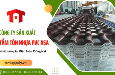 Công ty sản xuất cung cấp tấm tôn nhựa PVC ASA tại Biên Hòa Đồng Nai