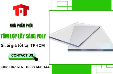 Nhà phân phối tấm lợp lấy sáng poly sỉ, lẻ giá tốt tại TPHCM