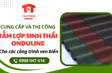 Tấm lợp sinh thái Onduline kháng hóa chất, giải pháp tấm lợp cho các công trình ven biển