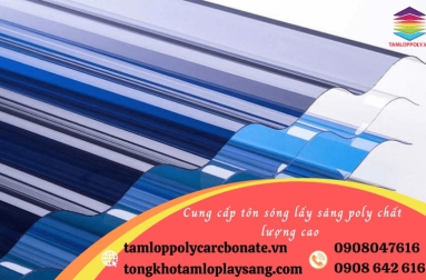 Tôn sóng polycarbonate - Vật liệu lấy sáng thông minh cho căn nhà của bạn